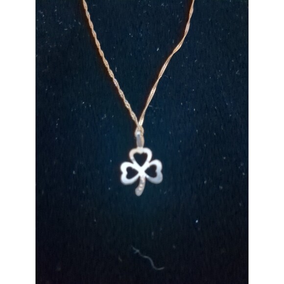 Vintage Krementz 14 Carat Gold Overlay Twist Chain Shamrock 18in NIB - Picture 4 of 8